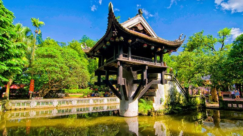 Travel to Ha Noi - One Pillar Pagoda
