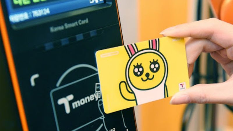 Du lịch Hàn Quốc - Thẻ T-money